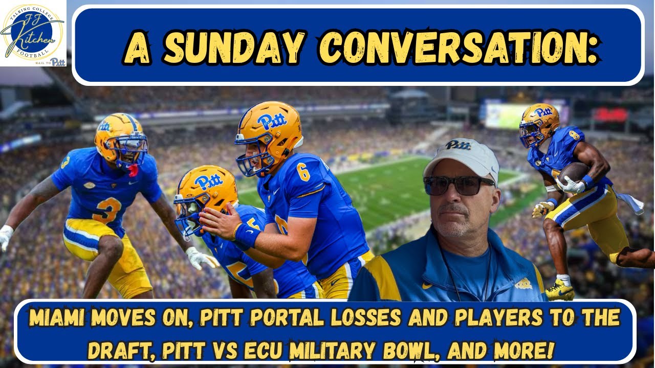 A Sunday Conversation: CFB Playoff 1st Round | Pitt Portal Losses | Live Q&A