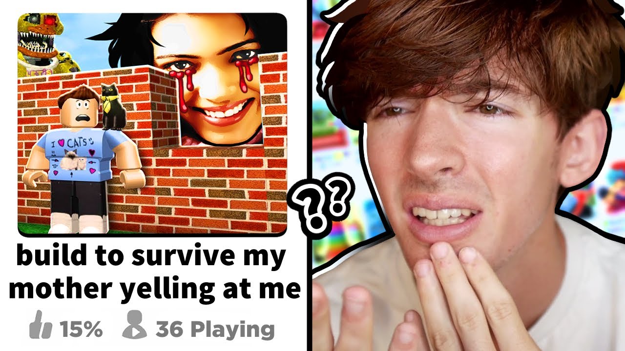 Only playing BAD ROBLOX GAMES...