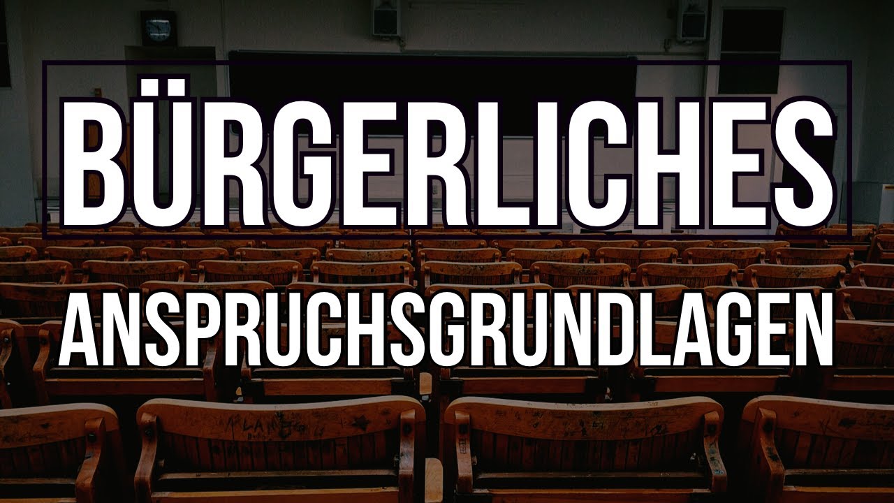 Hehenberger Rechtskurse GRATIS | B&uuml;rgerliches Recht | Anspruchsgrundlagen