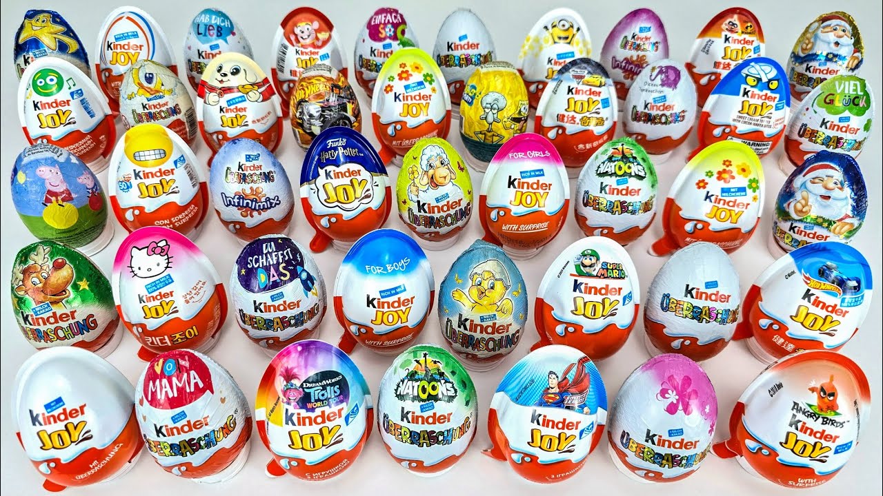 😱 The Rarest Kinder Surprise Eggs Ever Made &ndash; Full 48 Egg Unboxing!