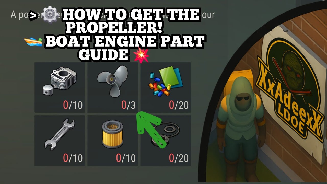 HOW TO GET THE PROPELLER! ⚙️ Boat Engine Part Guide | Port, Delivery & Season 82 Rewards | LDoE