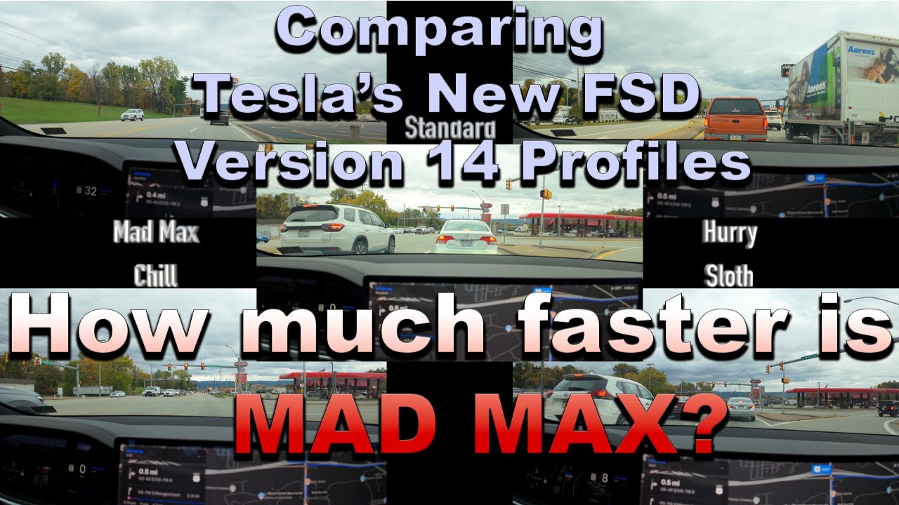 Параллельное тестирование новых профилей скорости Tesla FSD v14
