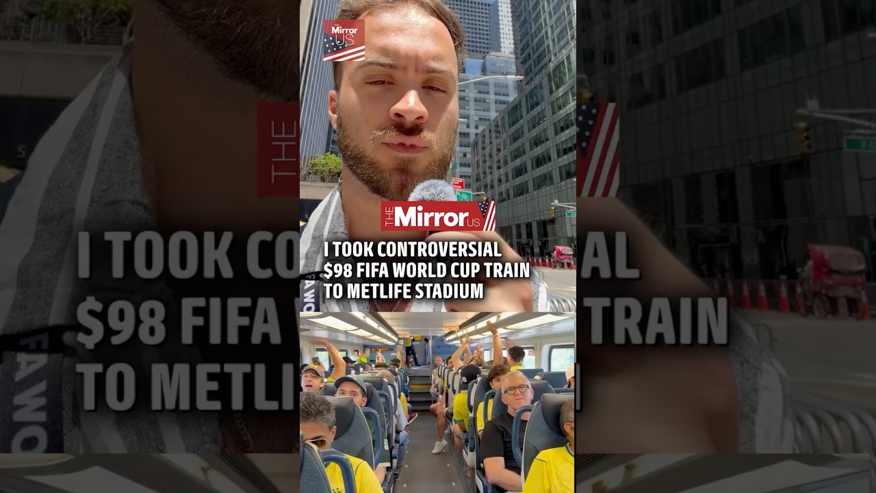 I took a controversial $98 FIFA World Cup train to MetLife Stadium