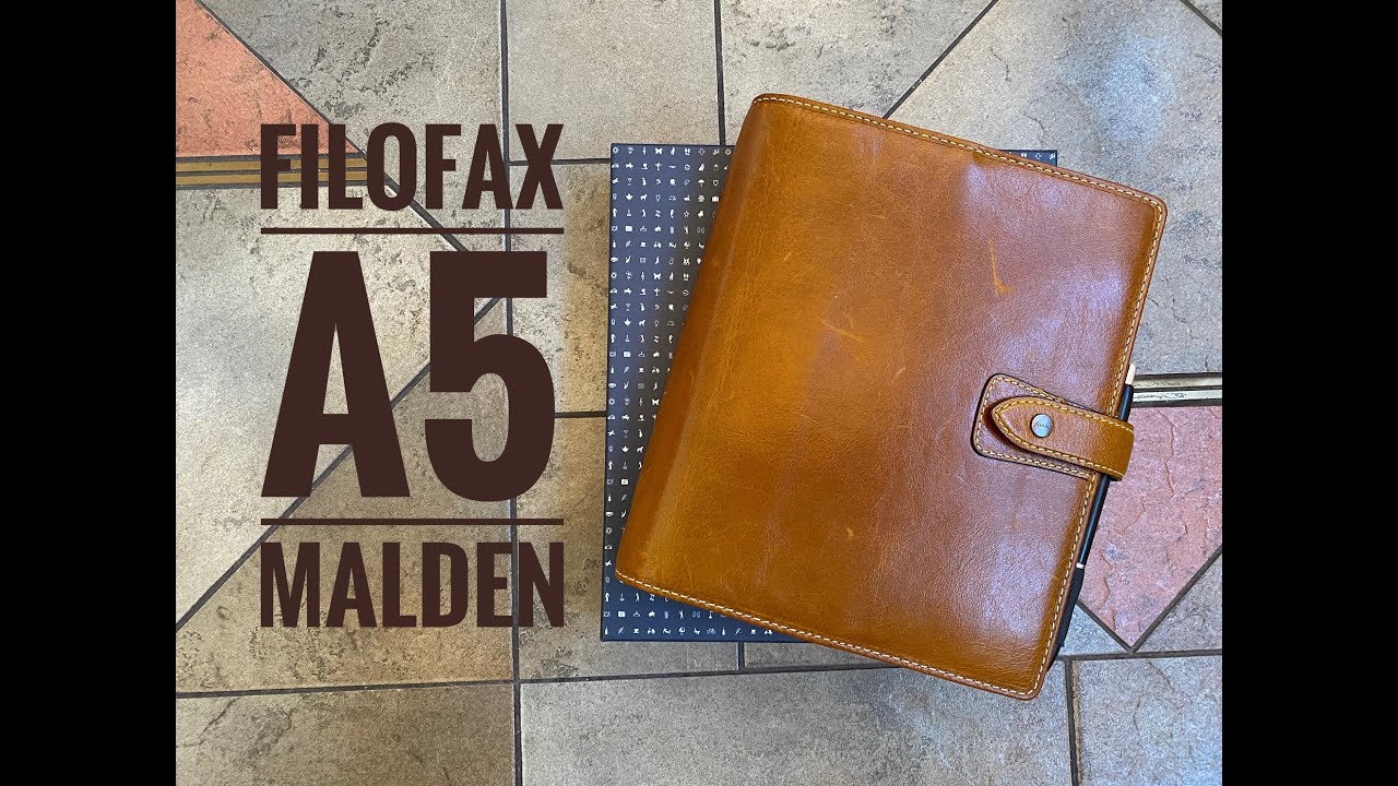 Filofax A5 Malden Planner Set-Up! Organize in style.