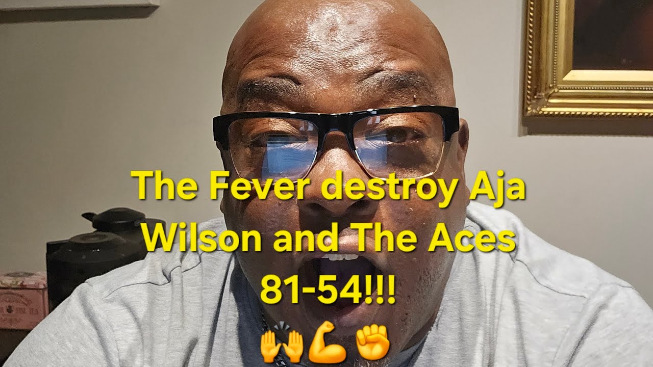 The Fever destroyed the 🐐 Aja Wilson and The Aces #caitlinclark #basketball #wnba 