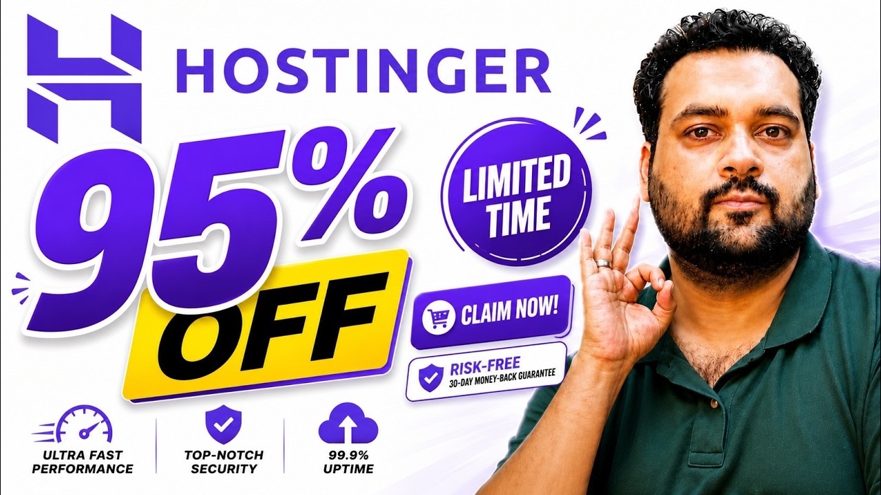 Hostinger 95% Value Deal [2026] &ndash; Limited Time Amazing Coupon Code Discount Offer