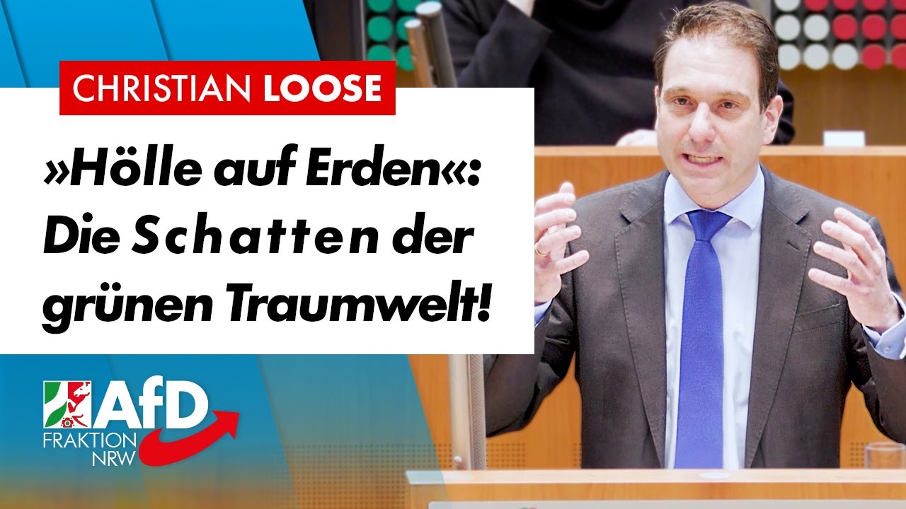 Jeder Grüne sollte diese Rede sehen! – Christian Loose (AfD)
