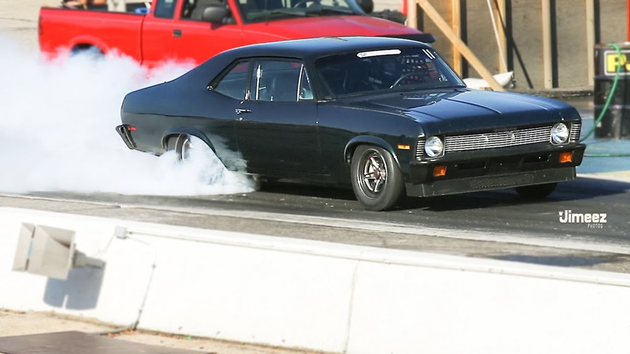 8 SEC STREET SLEEPER! TWIN TURBO NOVA! ONE GUY'S GARAGE DRAG WEEKEND! BYRON DRAGWAY!
