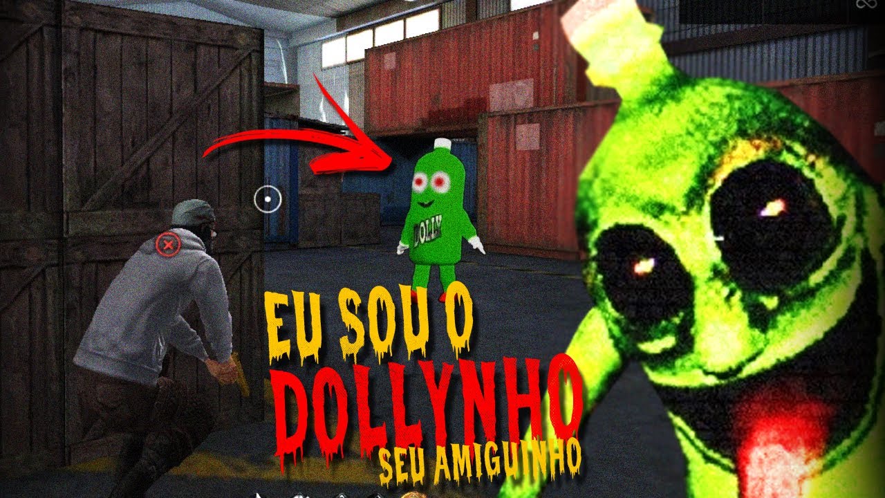 CAÍ contra o DOLLYNHO no MODO X1 DO FREE FIRE