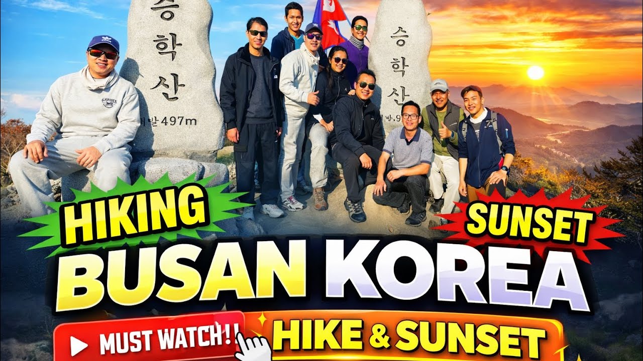 “승학산 Beautiful View of Busan,Korea ll Bishal Magar#epskorealife 