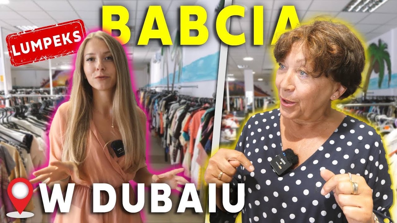 Perełki w DUBAI SECOND HAND z Babcią i podróż w przeszłość 🕰️ Kto ubierał się w LUMPEKSACH? 🤔