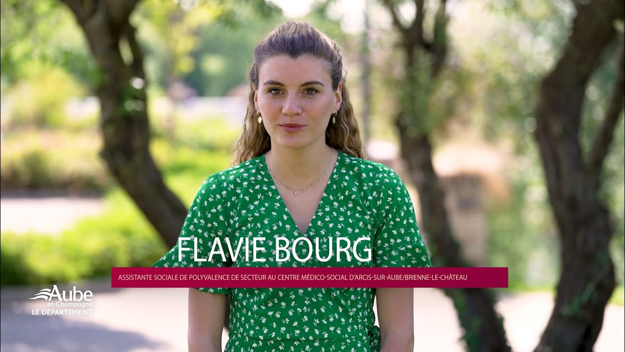 Flavie, assistante sociale au Département de l'Aube