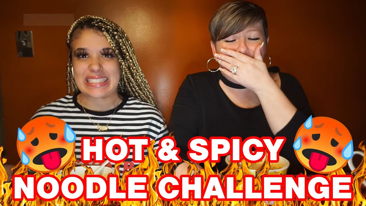 Ermani Monet Does the Spicy 🌶 Noodle Challenge with ME