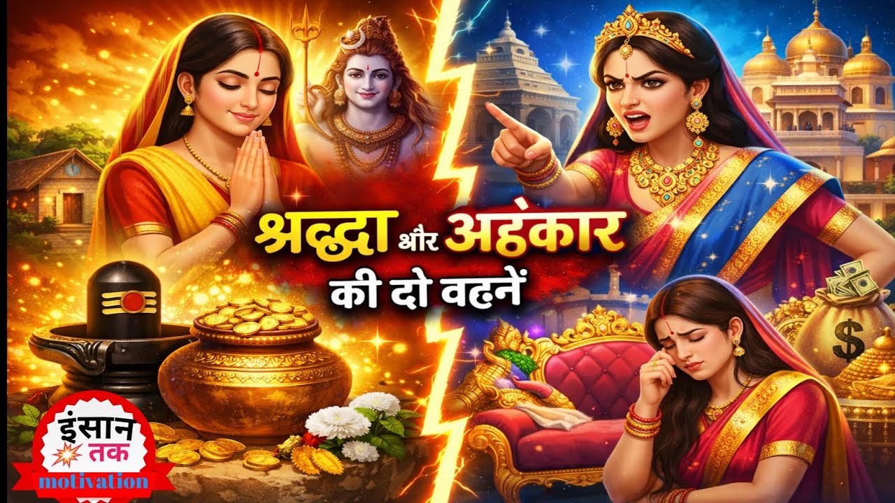 श्रद्धा और अहंकार की दो बहने की कहानी #youtubevideo 