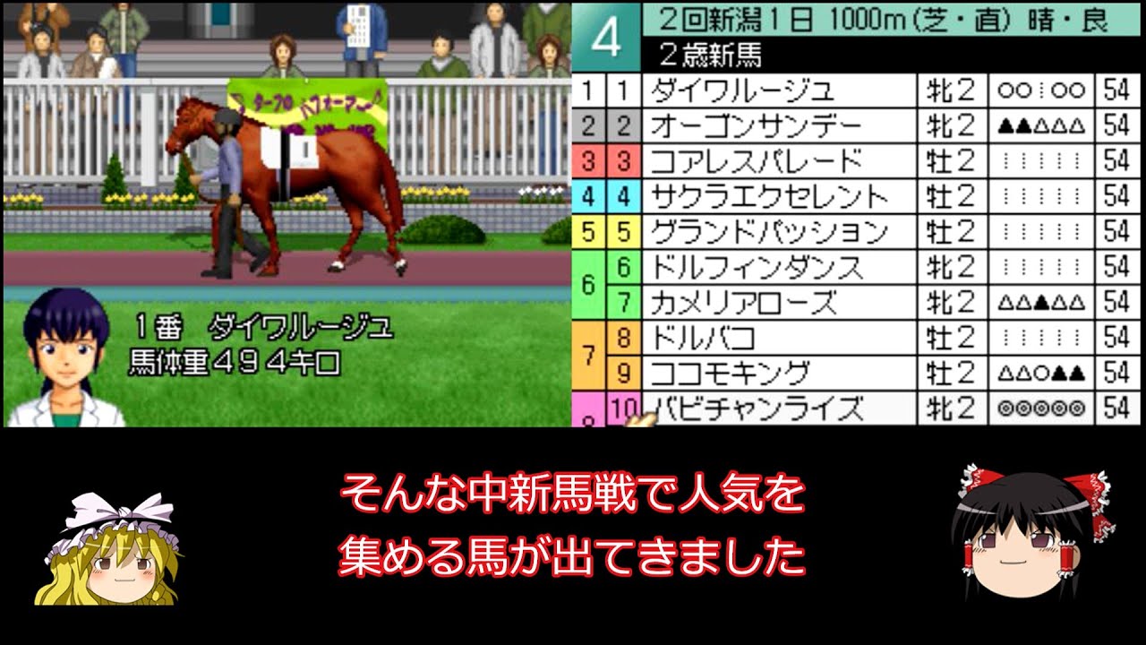 ダービースタリオンDS 攻略 #12 期待の配合ほど不発!?