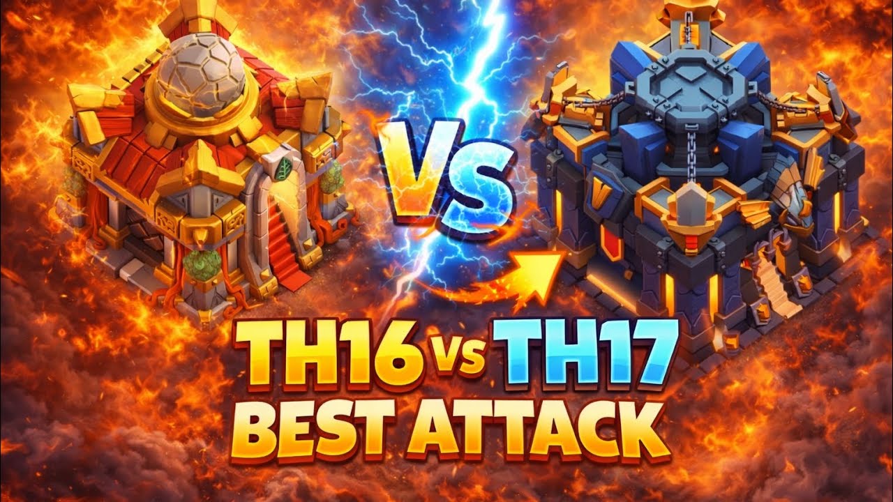 TH16 vs TH17 Best Attack Strategy | Easy 3 Star | Clash of Clans#easy3star #coc #gaming @sumit007yt 