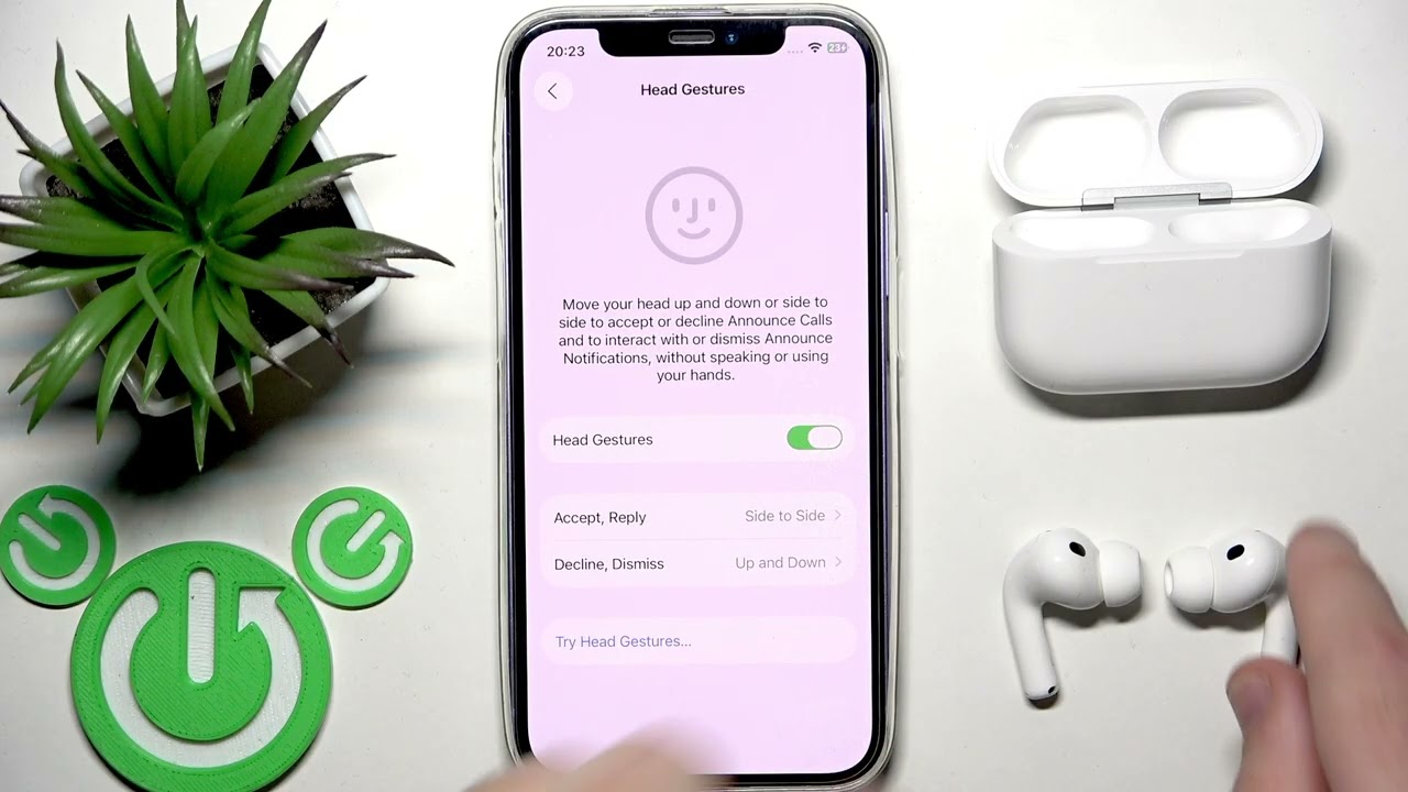 AirPods Pro 3 &mdash; как включить и управлять жестами головы