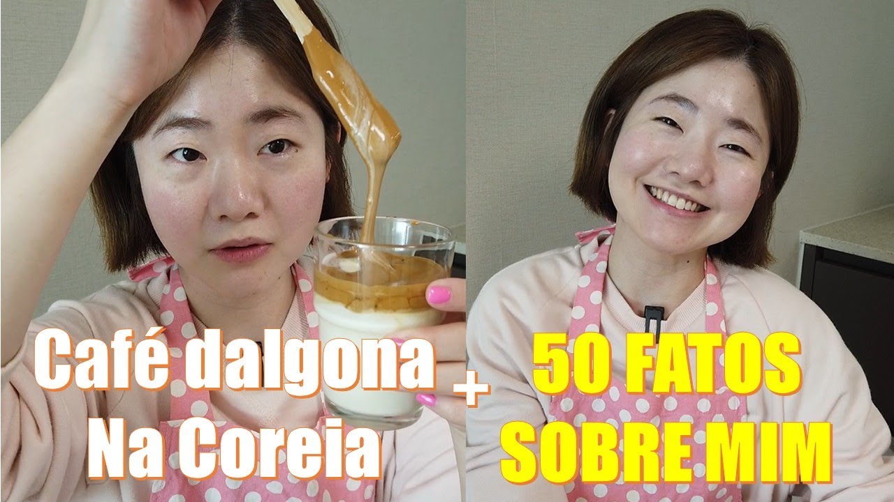 ✅CAFÉ PERFEITO NESSA QUARENTENA + ✅50 fatos sobre mim (fútil)  #cafedalgona☕ #cafebatido #naCoreia