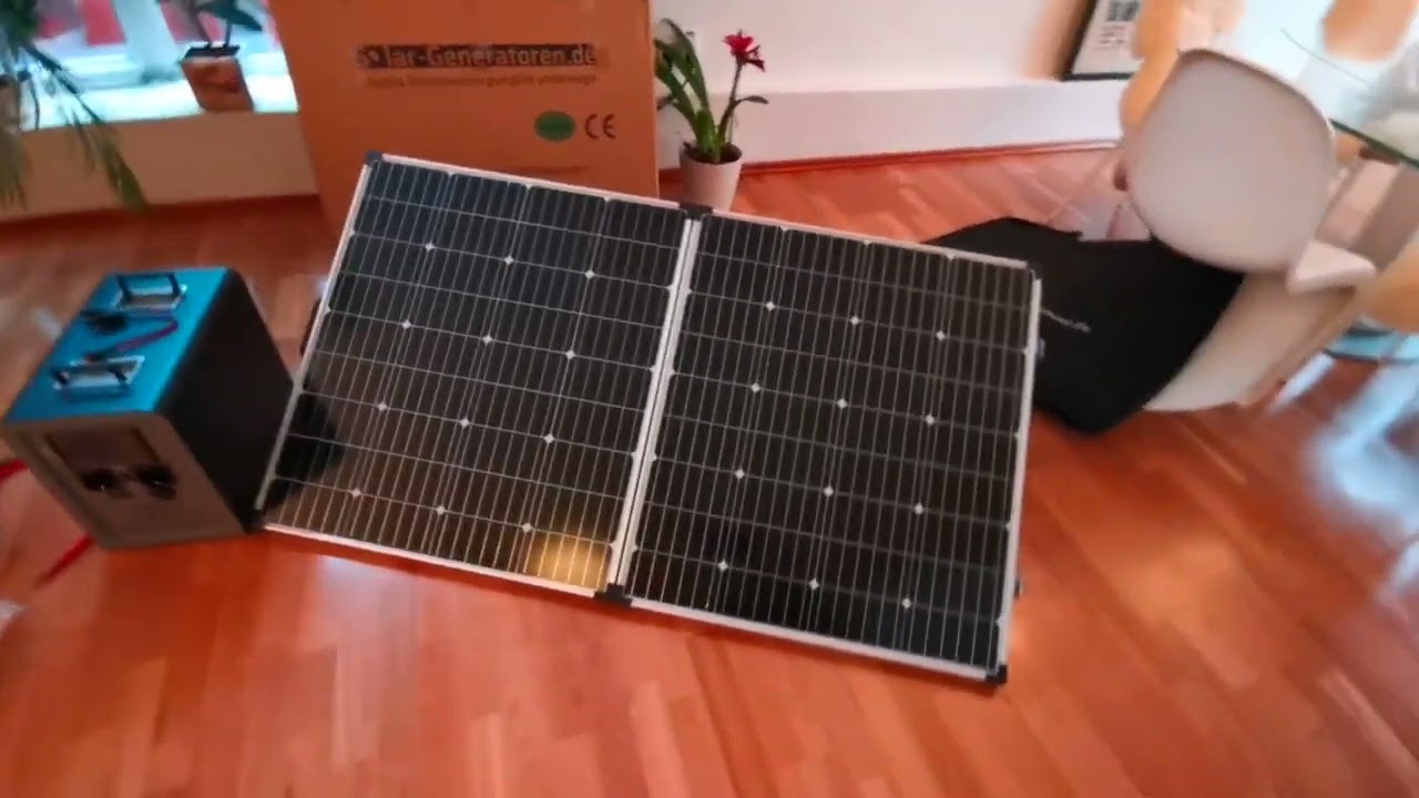 200 Watt Solarkoffer, neue Version mit Schutztasche kurze Vorstellung