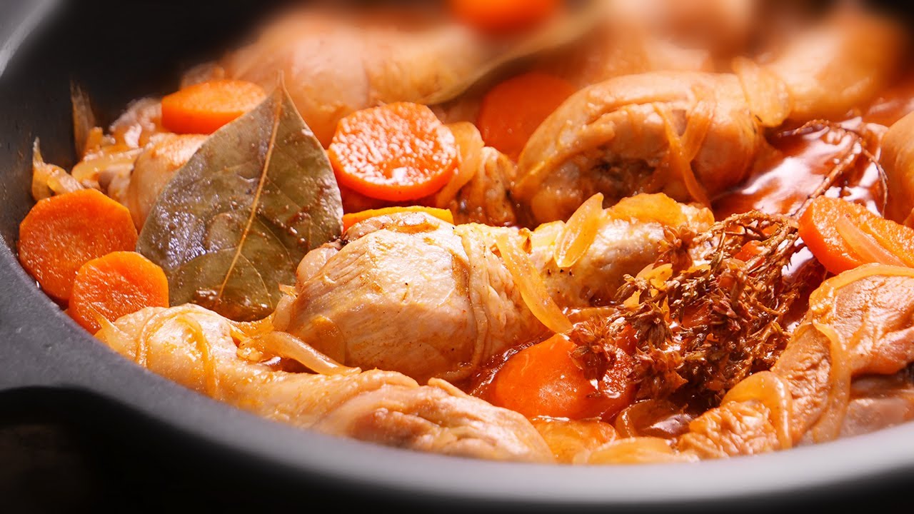 Pollo en Escabeche | Receta muy Fácil, Rápida y Deliciosa 😋💕
