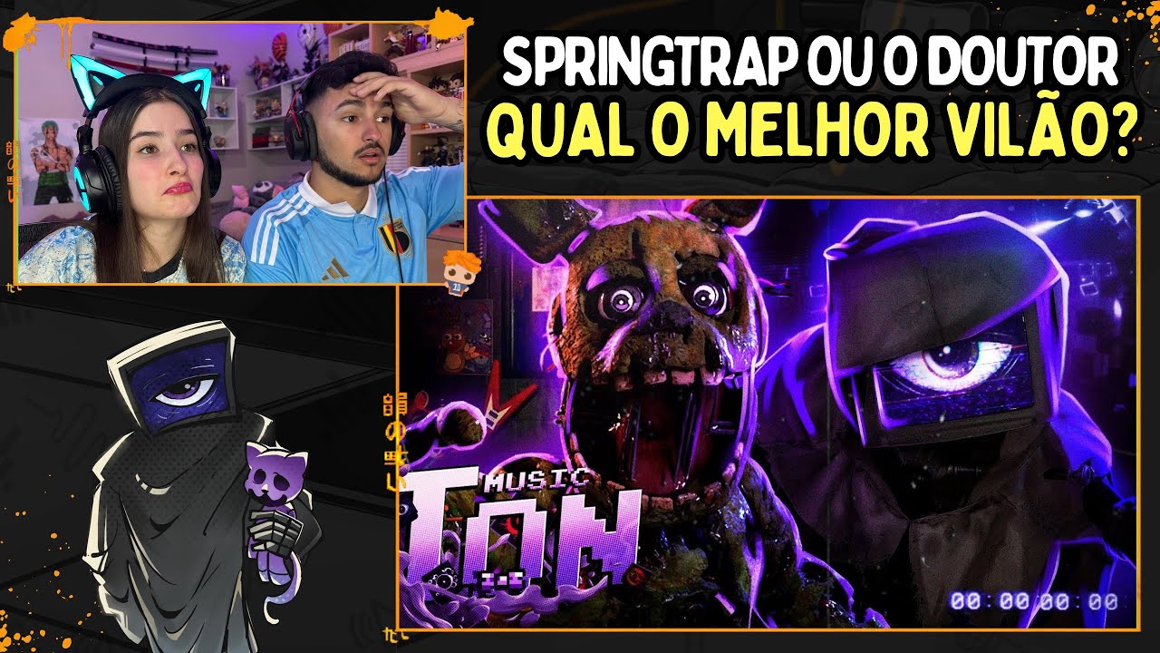 O Doutor e Springtrap - Casca de Metal | Papyrus Da Batata (FNAF e Poppy Playtime) | Apenas uma Live