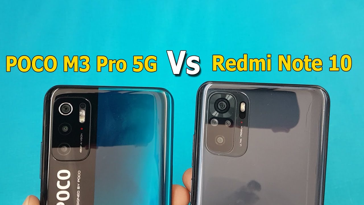 POCO M3 Pro 5G vs Redmi Note 10 Speed Test | Comparison | Antutu Benchmark Scores