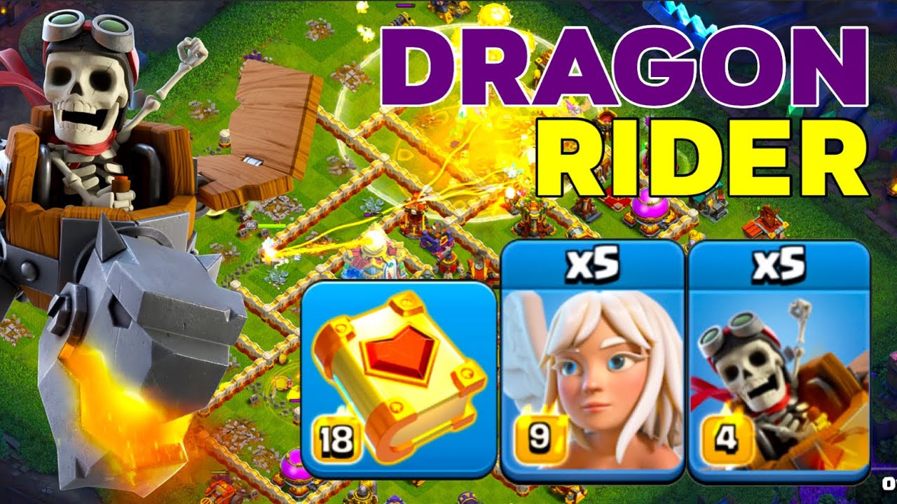 Better Than Root Rider: TH16 Queen Charge Dragon Rider Legend League Attacks! Clash of Clans