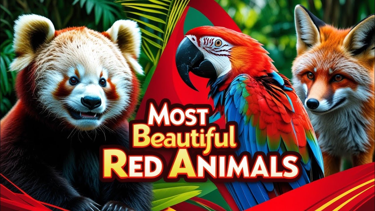 Most Beautiful Red Animals in the World &ndash; Nature's Stunning Red Wonders! 🌍❤️