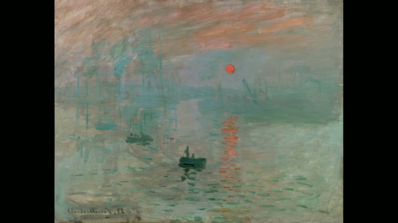 Impressione, sole nascente di C. Monet. Musica ispirata all'opera 
