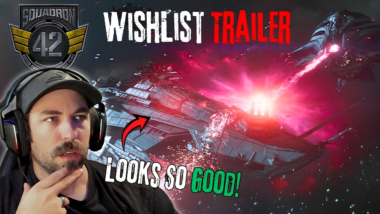 SQUADRON 42 IS COMING TO STEAM?! | Wishlist Trailer Reaction & Star Citizen Comparison