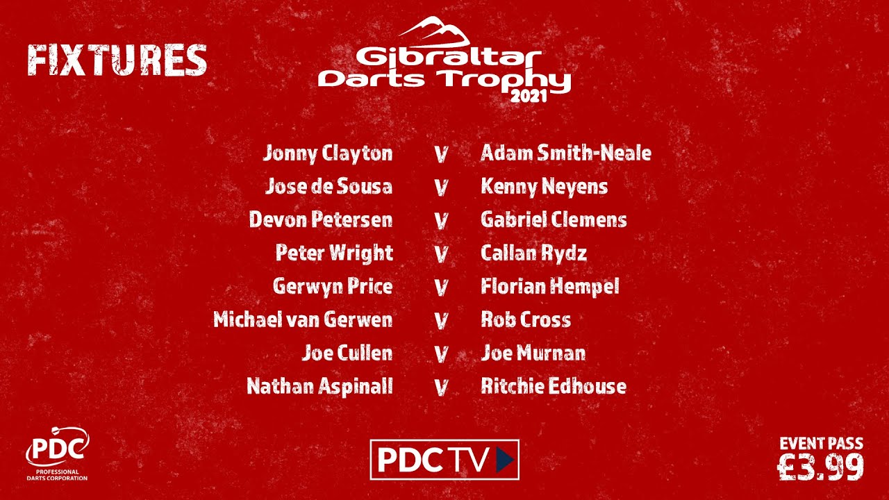 PDC Gibraltar Darts Trophy 2021 Round 2 Peter Wright v Callan Rydz 2021 09 25 HUN