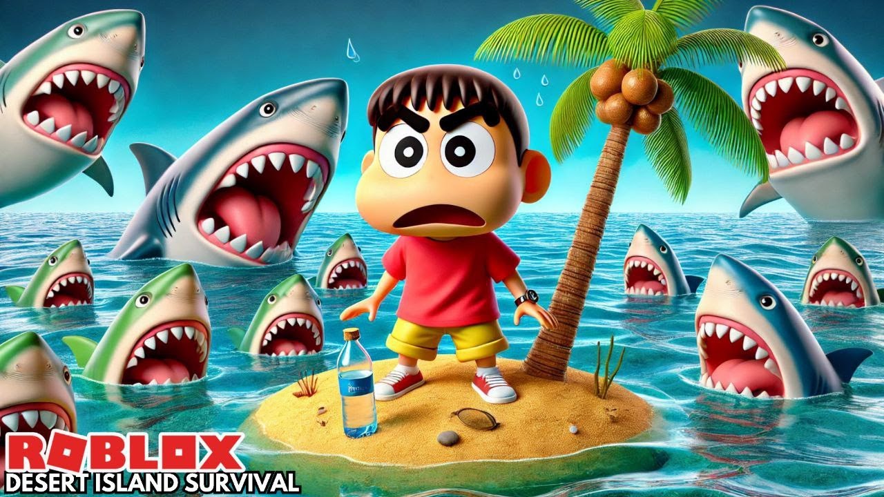 Part 2 | Roblox Desert Island Survival Gameplay in Tamil | GAMING WITH SHINCHAN