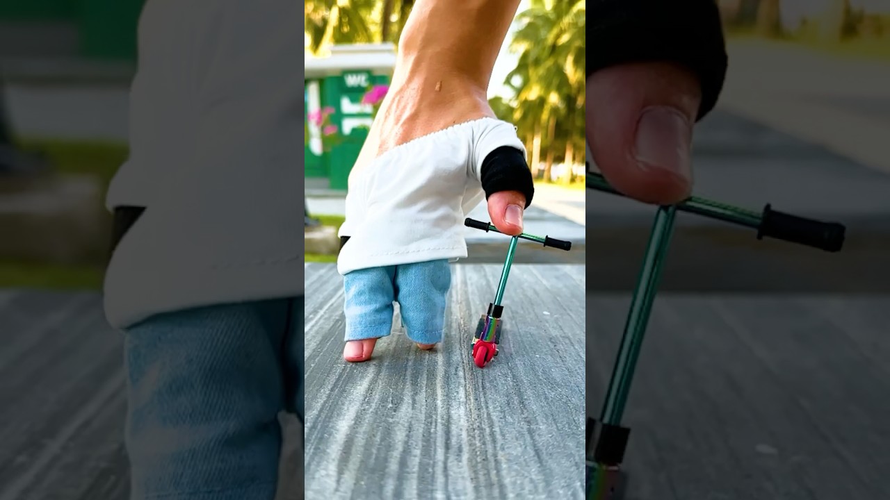 BMX or Scooter? Your choice? 😜 #bmx #scootering #fingerboard