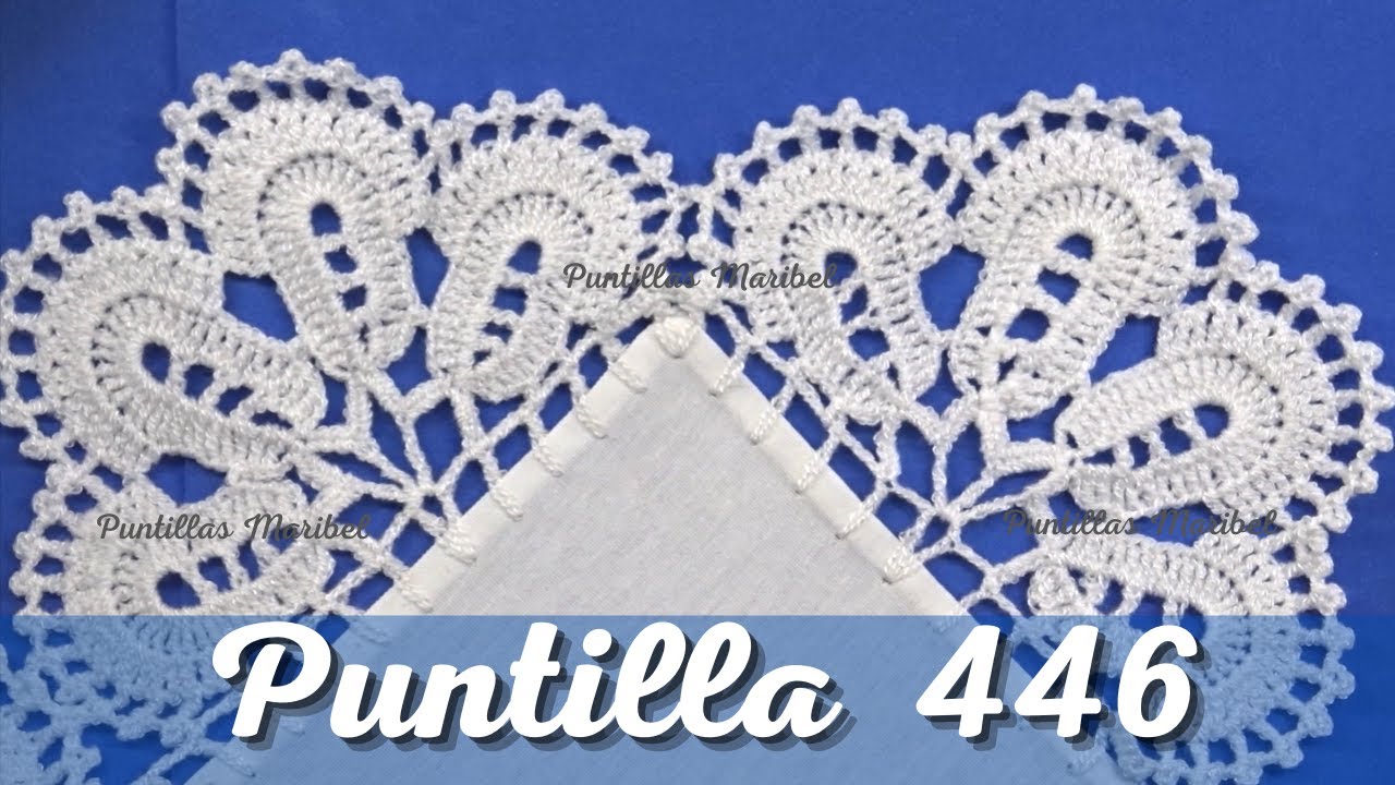 PUNTILLA ELEGANTE PARA MENTEL O SERVILLETA 446 | Puntillas Maribel