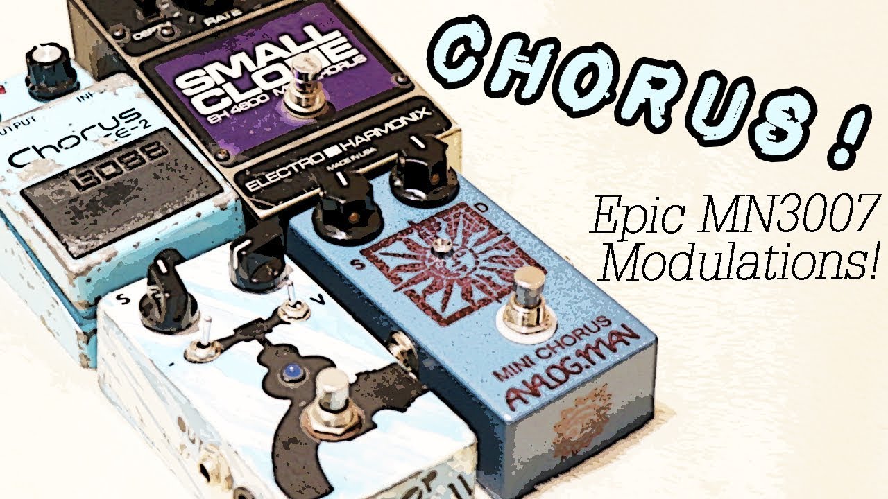 JAM Waterfall & Analog.Man Mini Chorus - PLUS Vintage CE-2 and Small Clone (AKA. 