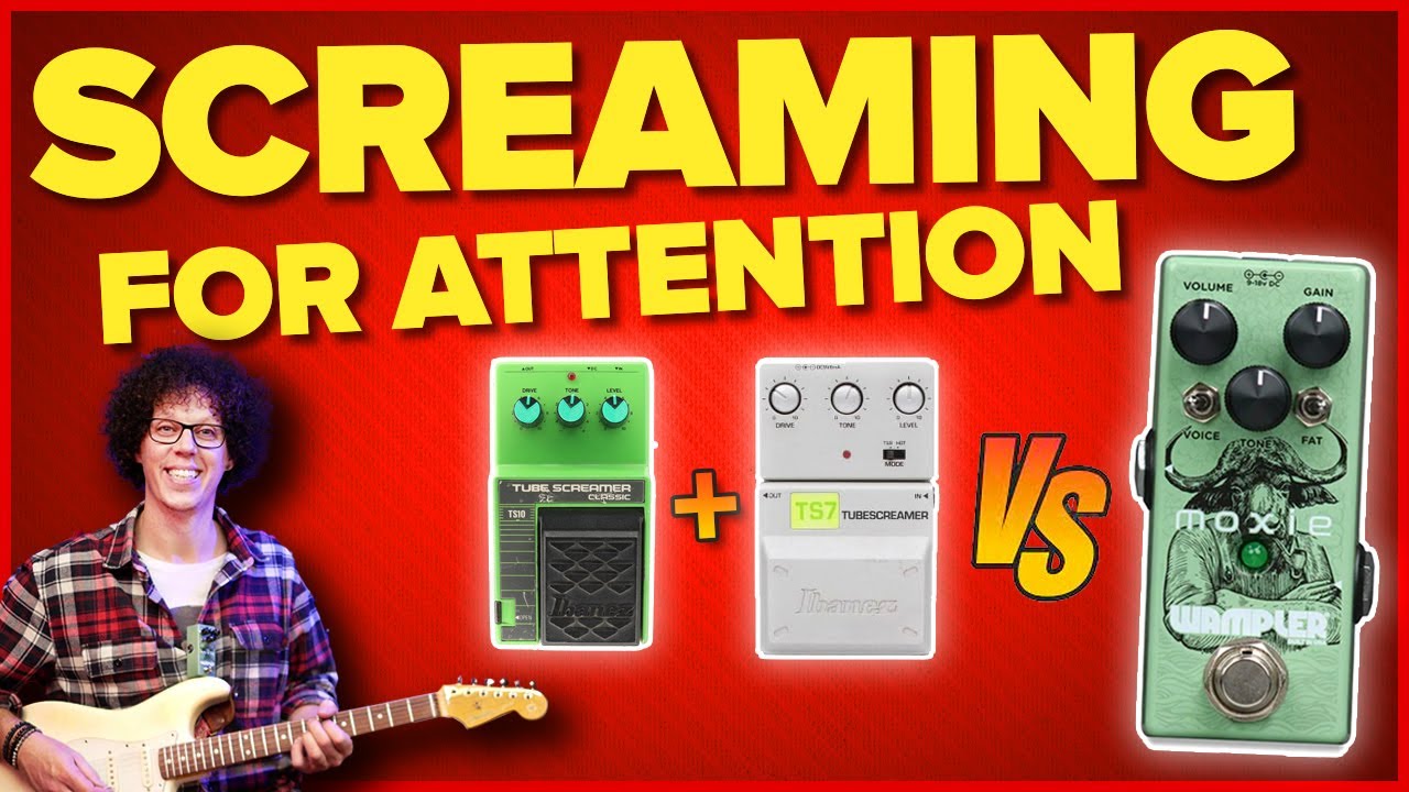 Wampler Moxie: OVERDUE REVIEW SHOOTOUT - Moxie vs Two Ibanez Tubescreamers TS-10 & TS-7