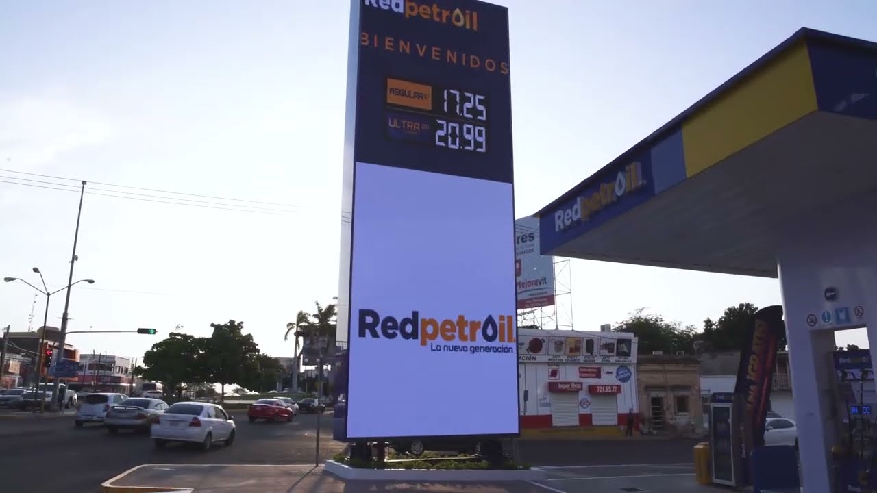 RedPtroil brilla con nuestra pantalla LED 5G | Publicidad de alto impacto