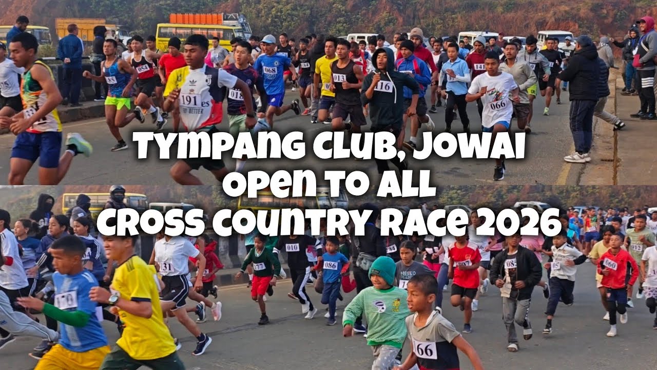 Tympang Club, Jowai (Open to All Cross Country Race 2026) | Lyonne Vlogs 
