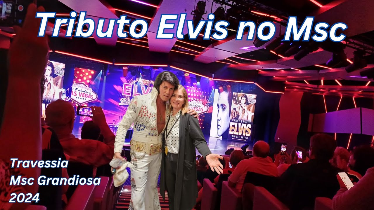 Show do Elvis no Msc Grandiosa! Um show espetacular!