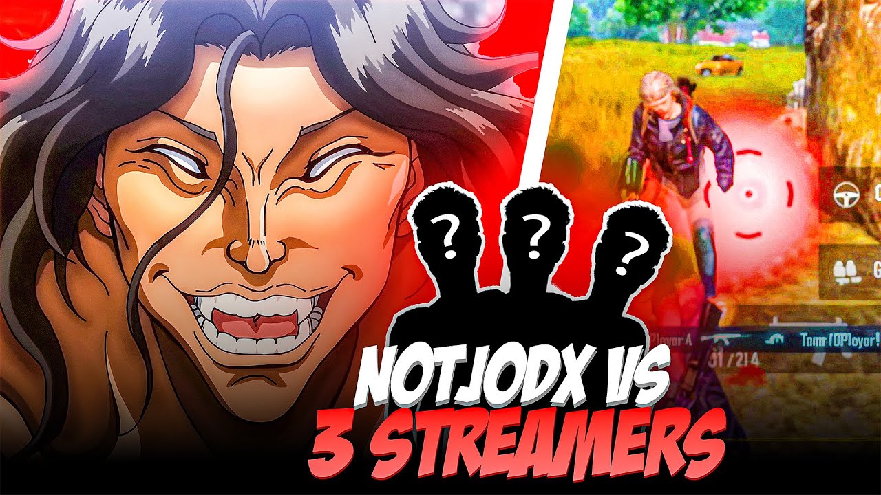 🔫 1v4 Clutch Against The Best Streamers 😱🔥