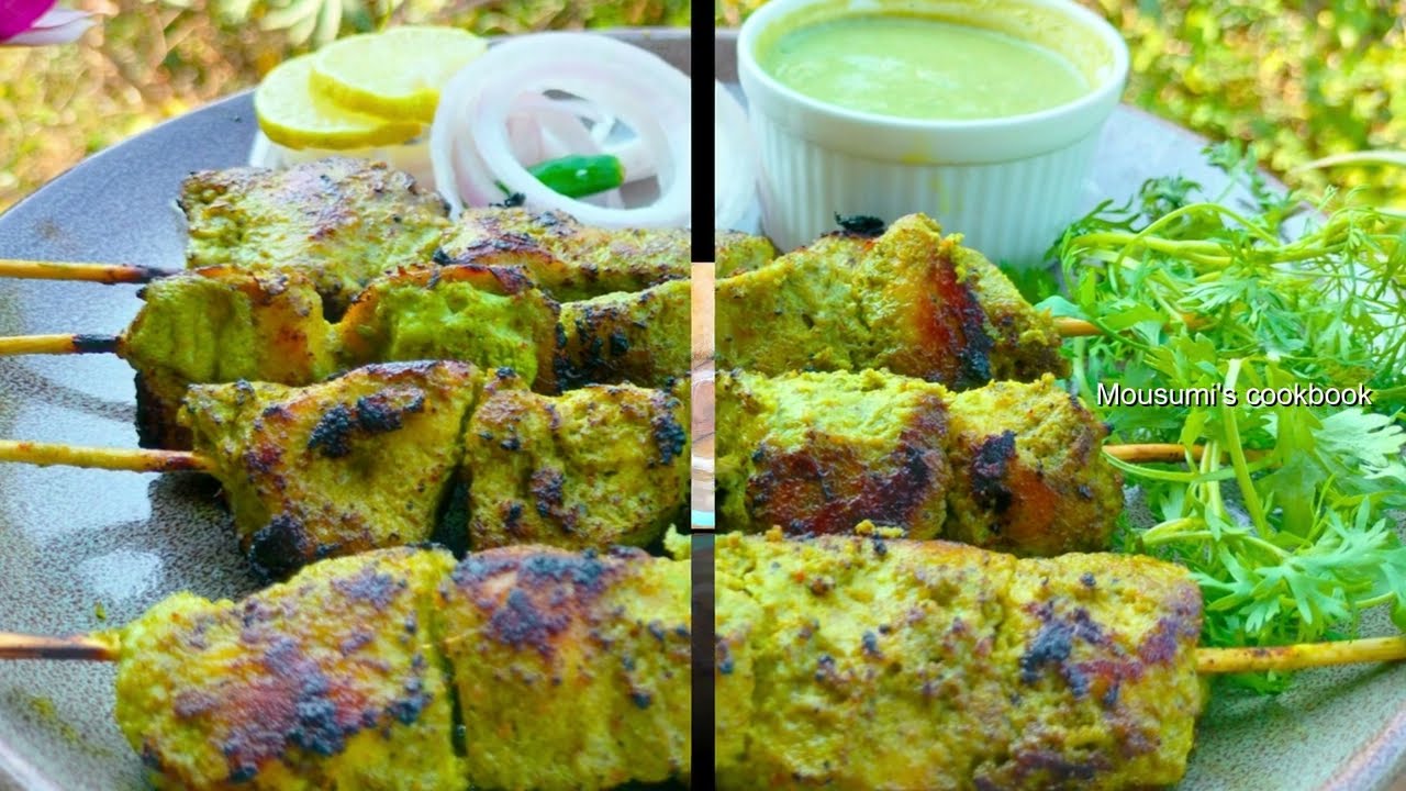 Hariyali Chicken Tikka Recipe | Hariyali Murg Tikka