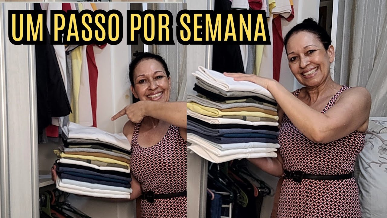Organizando Meu Guarda-Roupa Por Partes | Comece Pelo Pouco e Transforme Seu Armário ✨