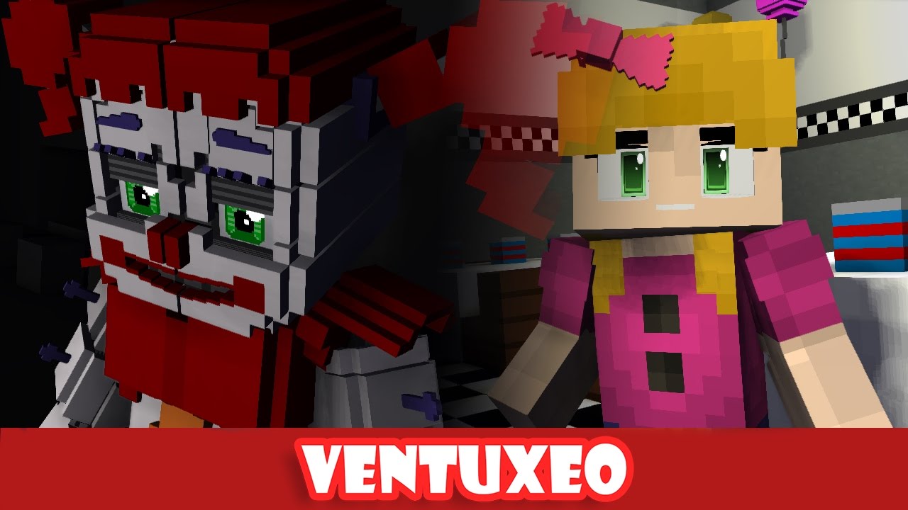 Circus Baby's story in 3D│Fnaf Sister Location Animation│Minecraft animation