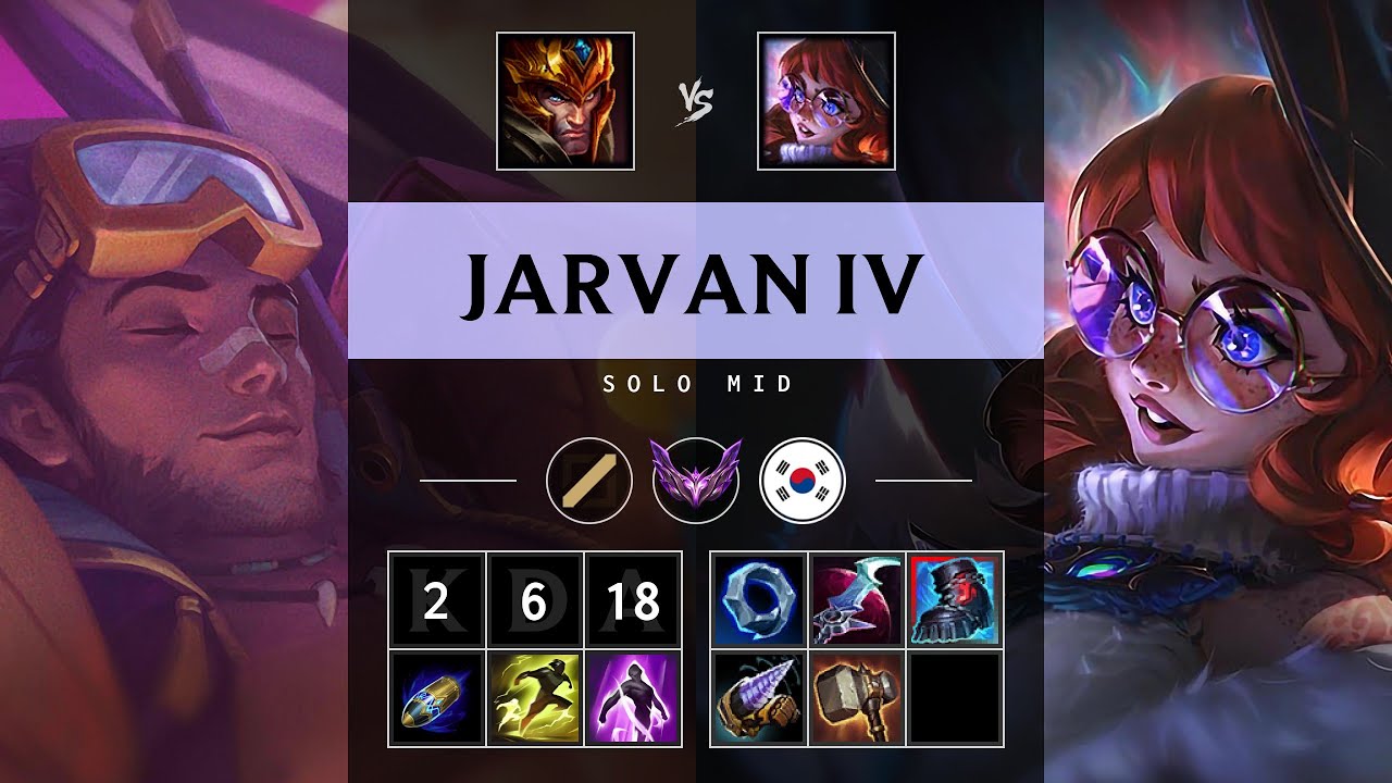 Jarvan IV Mid vs Aurora - KR Master Patch 25.16