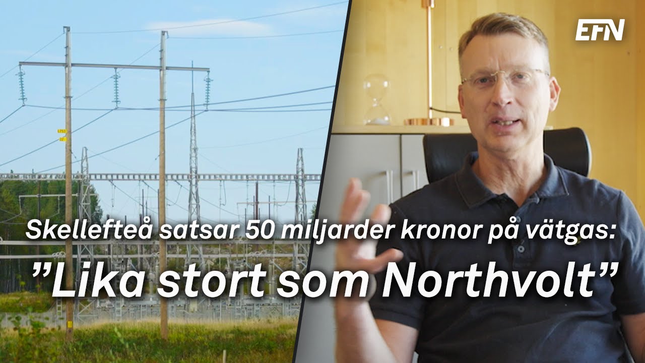Skellefteå satsar 50 miljarder kronor på vätgas: ”Lika stort som Northvolt”