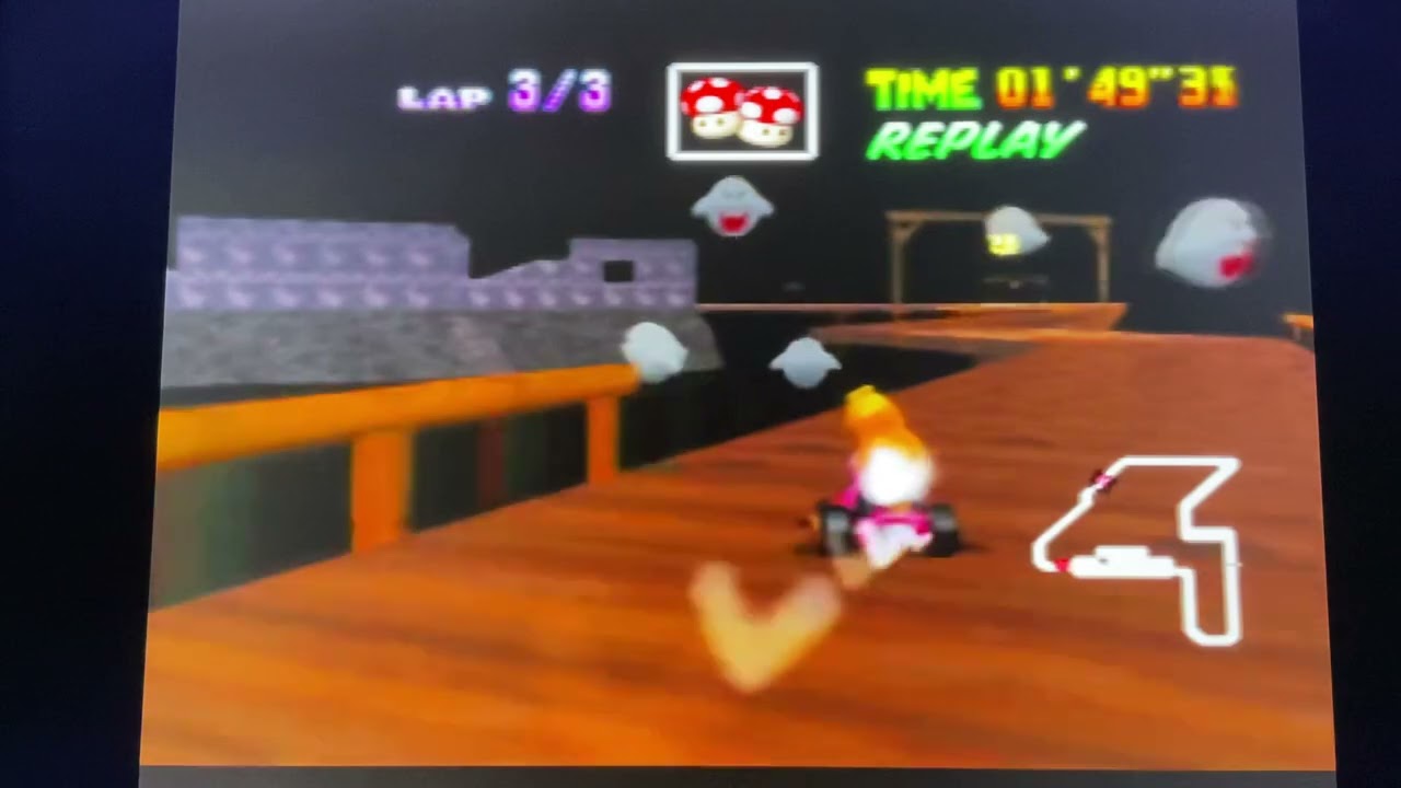 Mario Kart 64 - Banshee Boardwalk Flap - 41”64 PAL