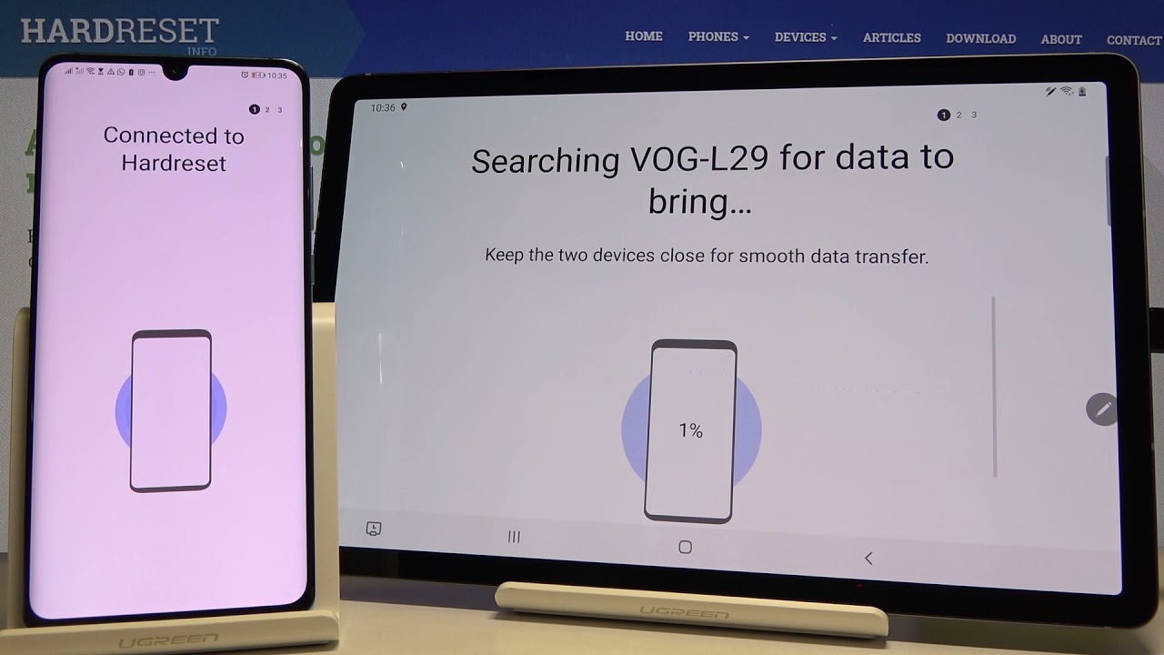 Как перенести хранилище телефона Android на планшет Samsung с помощью Smart Switch