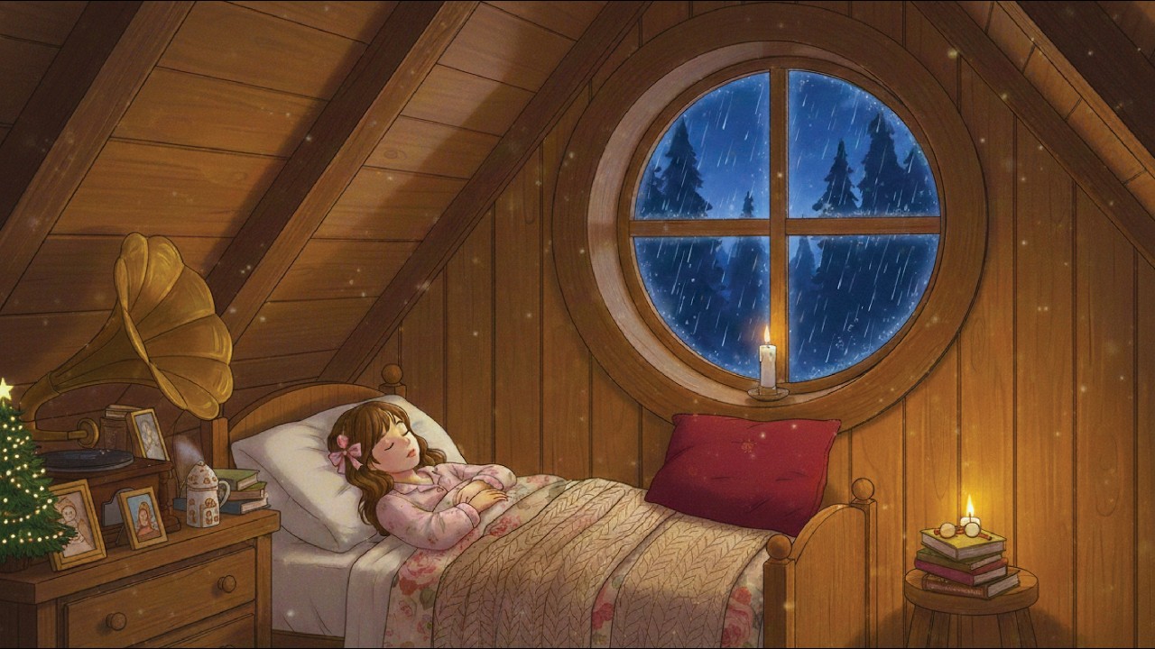 falling asleep in a rainy attic ~ dreaming to the sound of rain 🧸