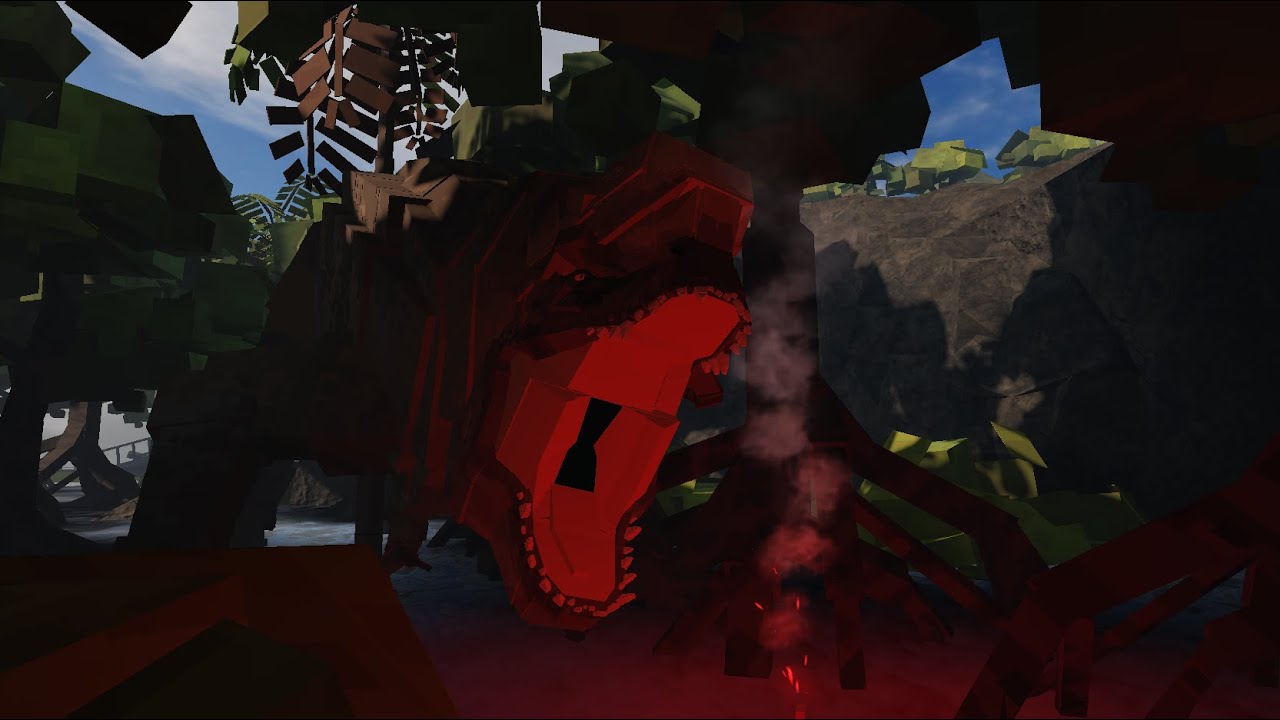 New Jurassic Blocky rebirth update & D-Rex boss fight