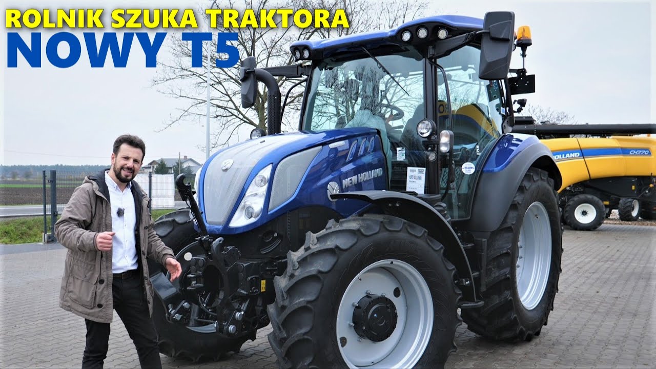 New Holland T5.140 DYNAMIC COMMAND Blue Power - Rolnik Szuka Traktora (Prezentacja/WalkAround)